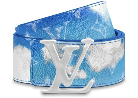 louis vuitton lv shape reversible belt clouds|Louis Vuitton monogram belt.